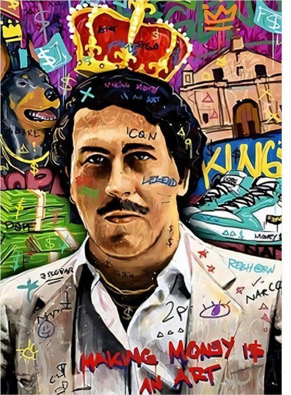Ekart Cartel Pablo Mdf poster 50 cm x 70 cm - Image 1