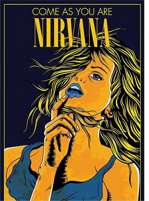 Ekart Nirvana Olduğun Gibi Gel Dekoratif Mdf Tablo 50 cm x 70 cm - Image 1