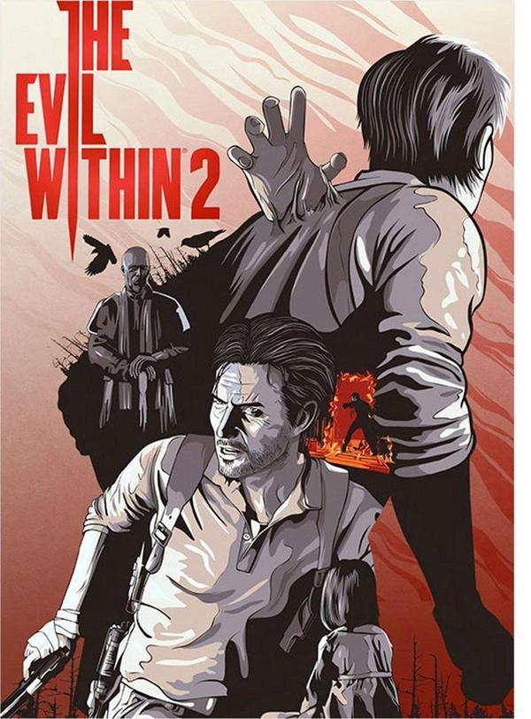 Ekart The Evil Within 2 Dekoratif Mdf Tablo 35 cm x 50 cm - Image 1