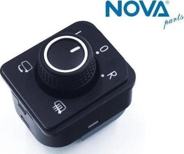 3G0959565C Ayna Kumanda Anahtarı ( Katlanır Krom ) Passat-Arteon-Crafter-Tıguan T8-Touran T-Roc-Ter - Image 1