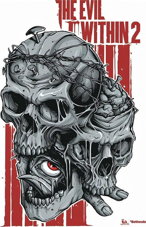 Ekart The Evil Within 2 Art Mdf Tablo 35 cm x 50 cm - Image 1