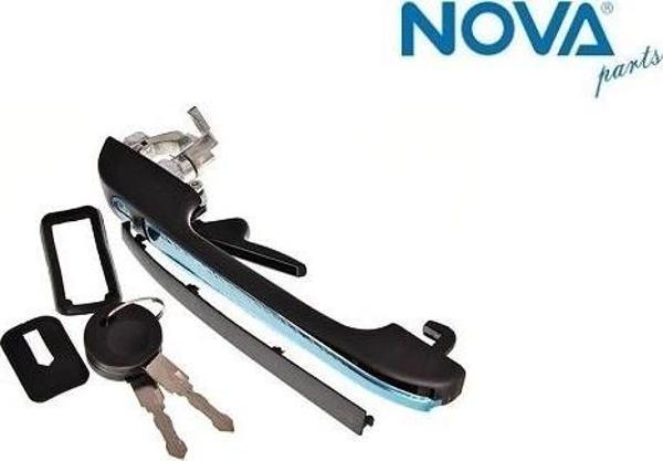 191837205A Kapı Dış Açma Kolu Ön Sol ( Anahtarlı ) Golf Jetta 1974-1992 - Passat 1981-1988 - Image 1