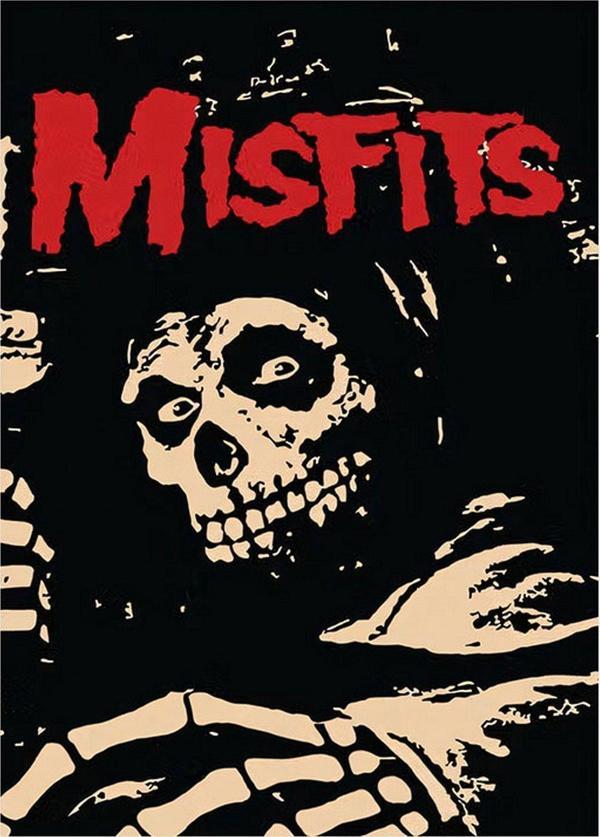 Ekart Misfits Müzik Grubu Art Mdf Poster 50 cm x 70 cm - Image 1
