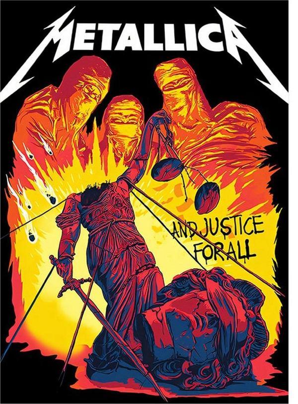 Ekart Metallica Posteri Art Mdf Tablo 50 cm x 70 cm - Image 1