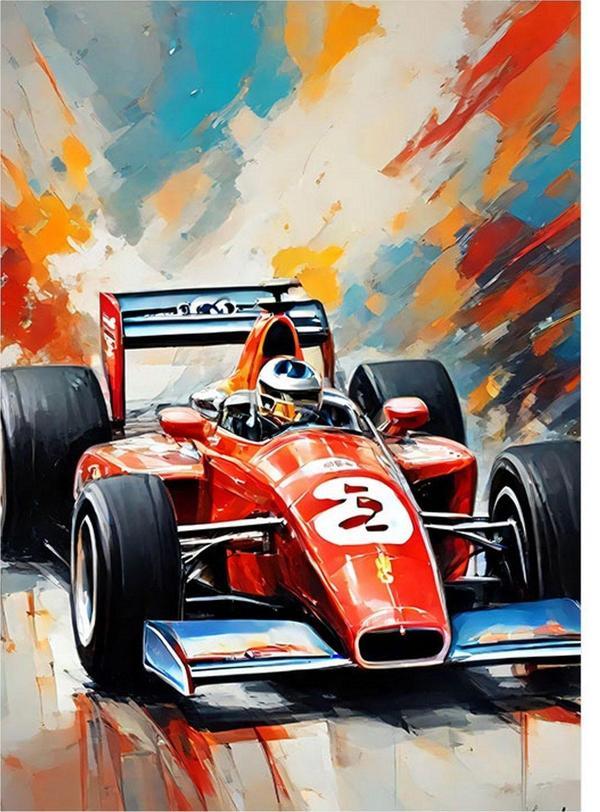 Ekart Formula 1 Adet Retro Dekoratif Mdf Tablo 50 cm x 70 cm - Image 1