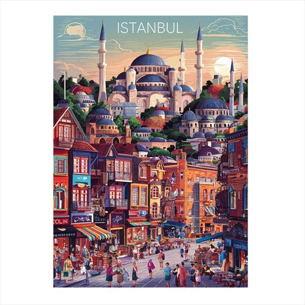 Ekart İstanbul Art Mdf Poster 50 cm x 70 cm - Image 1