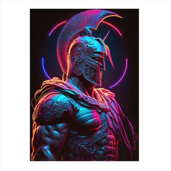 Ekart Neon Roma Askeri Desenli Mdf Tablo 50 cm x 70 cm - Image 1