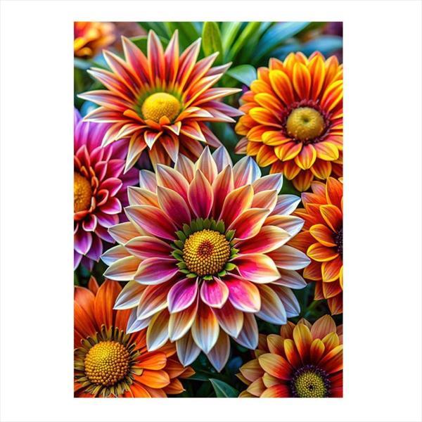 Ekart Çiçekler Art Mdf Poster 35 cm x 50 cm - Image 1