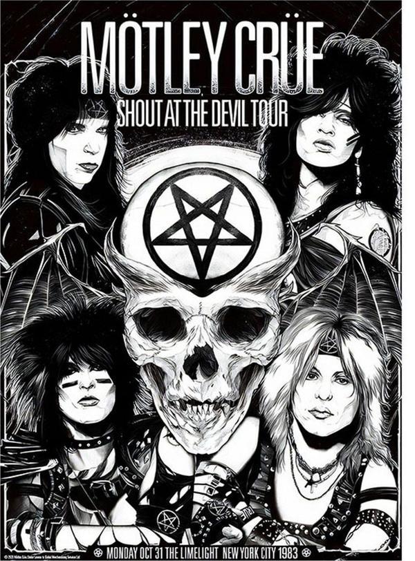 Ekart Mötley Crüe Müzik Grubu Dekoratif Mdf Tablo 35 cm x 50 cm - Image 1