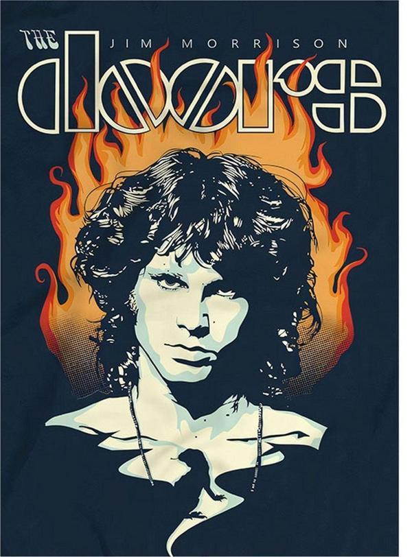 Ekart Doors Jim Morrison Mdf Tablo 50 cm x 70 cm - Image 1