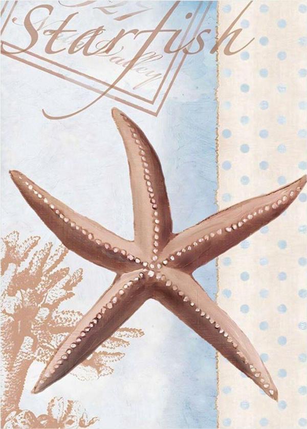 Ekart Deniz Yıldızı Mdf poster 35 cm x 50 cm - Image 1
