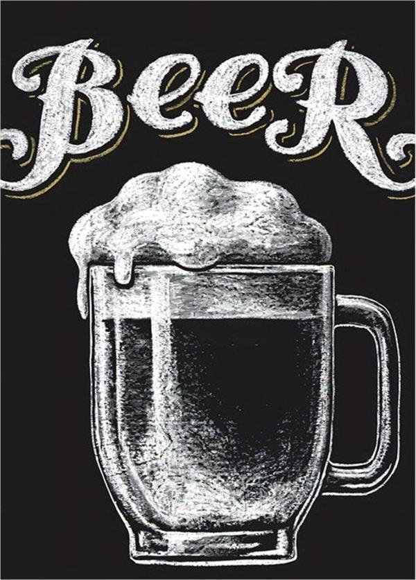 Ekart Bira Temalı Mdf poster 35 cm x 50 cm - Image 1