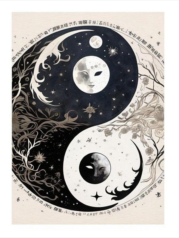 Ekart Ying Yang Hediyelik Mdf Tablo 25 cm x 35 cm - Image 1