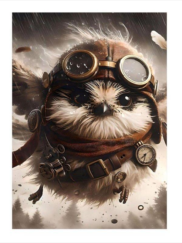 Ekart Pilot Kuş Mdf poster 35 cm x 50 cm - Image 1
