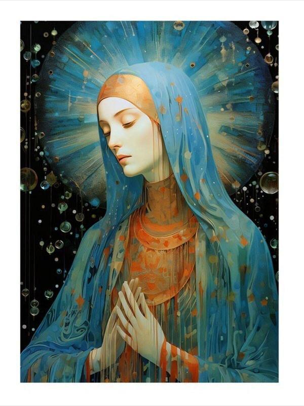 Ekart Meryem Ana Model Mdf tablo 25 cm x 35 cm - Image 1