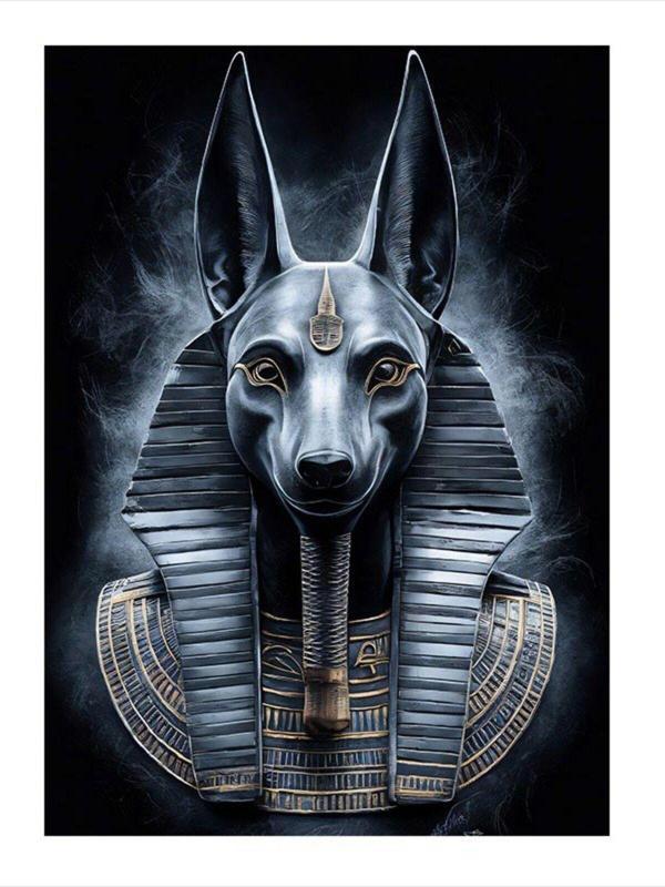 Ekart Anubis Mısır Tanrısı Desenli Mdf Tablo 35 cm x 50 cm - Image 1