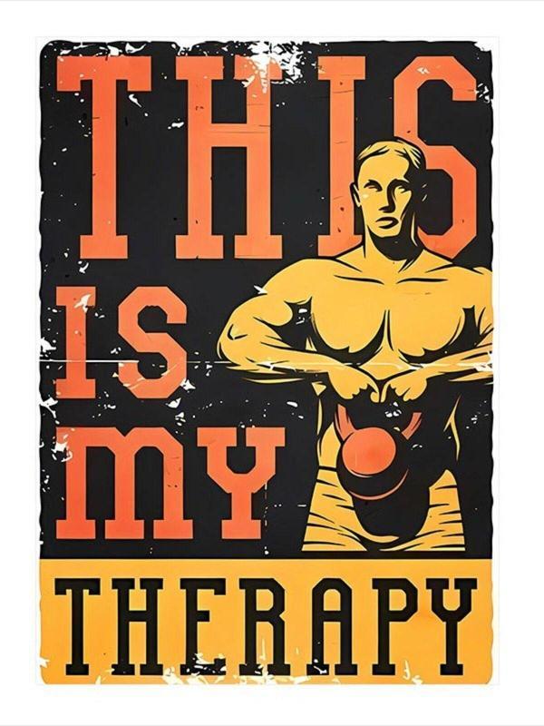 Ekart Gym Spor Temalı Mdf Tablo 50 cm x 70 cm - Image 1