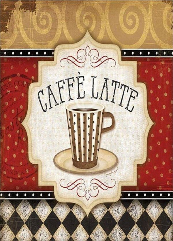 Ekart Latte Kahve Temalı Modern Mdf Tablo 35 cm x 50 cm - Image 1