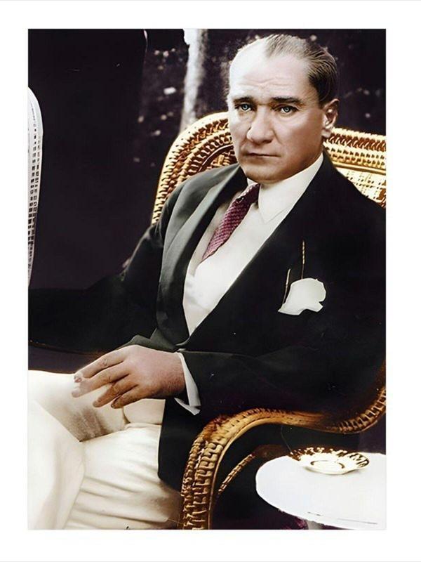 Ekart Mustafa Kemal Atatürk Model Mdf tablo 35 cm x 50 cm - Image 1