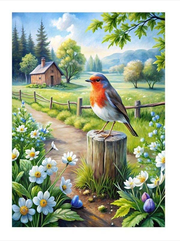 Ekart Sevimli Kırlangıç Hediyelik Mdf Tablo 35 cm x 50 cm - Image 1