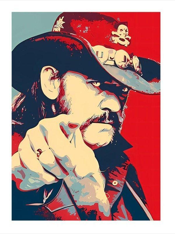 Ekart Lemmy Kilmister Modern Mdf Tablo 25 cm x 35 cm - Image 1