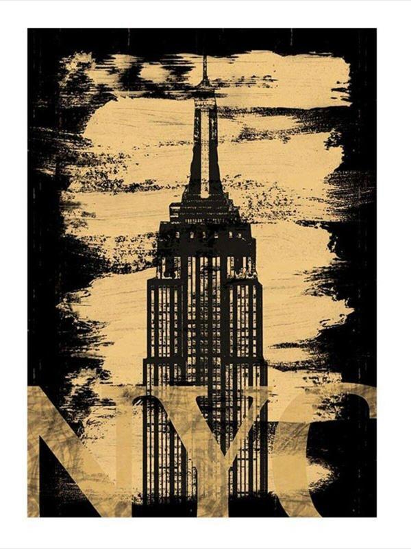 Ekart New York City Art Mdf Poster 50 cm x 70 cm - Image 1