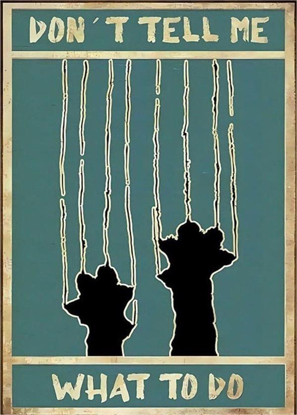 Ekart Bana Emir Verme Kedi Temalı Art Mdf Tablo 35 cm x 50 cm - Image 1
