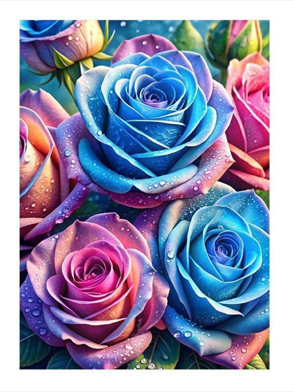 Ekart Pembe Mor Çiçekler Art Mdf Poster 25 cm x 35 cm - Image 1