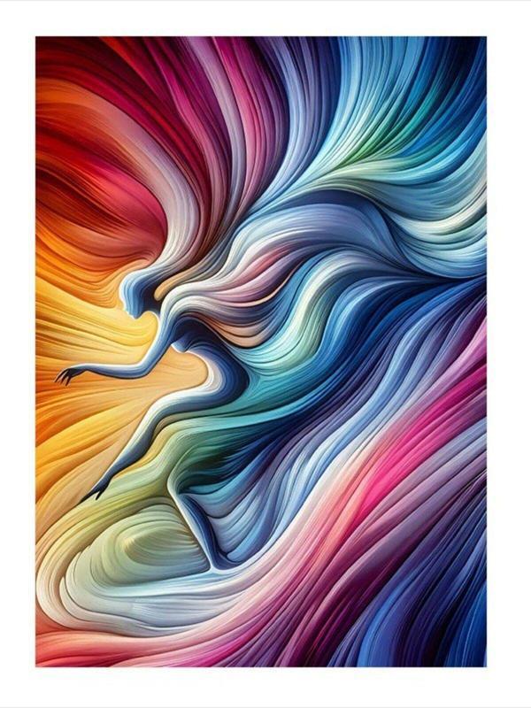 Ekart Soyut İnsan Art Mdf Poster 50 cm x 70 cm - Image 1