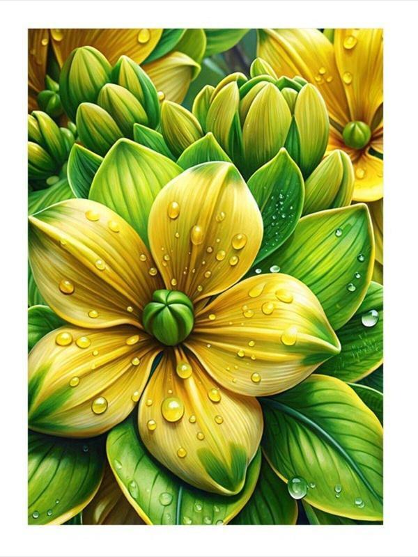 Ekart Sarı Çiçekler Tasarım Mdf Tablo 50 cm x 70 cm - Image 1