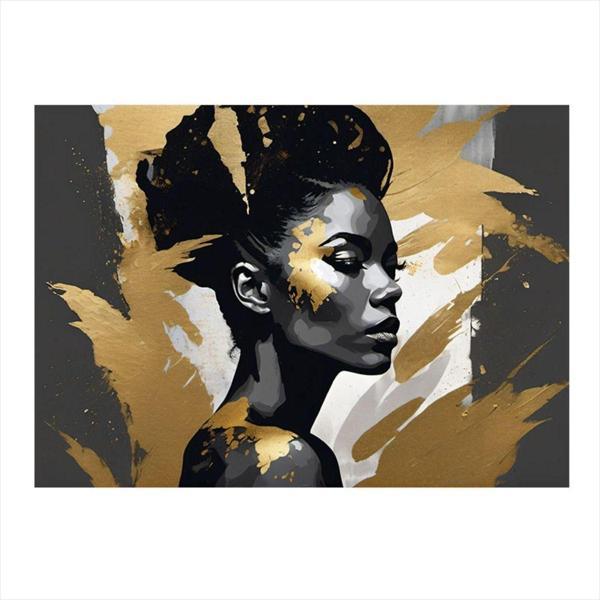 Ekart Afrikalı Kadın Art Mdf Tablo 35 cm x 50 cm - Image 1