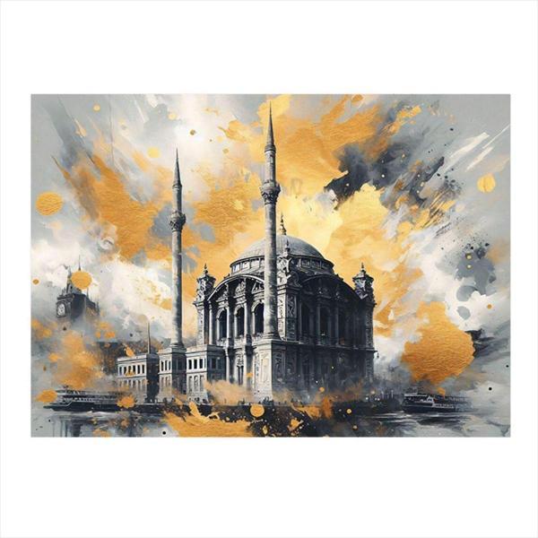 Ekart İstanbul Ortaköy Camii Modern Mdf Tablo 35 cm x 50 cm - Image 1