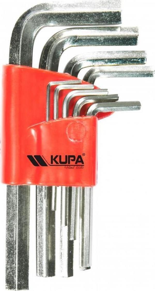 Kupa Çelik Alyan Anahtar Seti Kısa 120 mm. - 9 Parça Alyen - Image 1