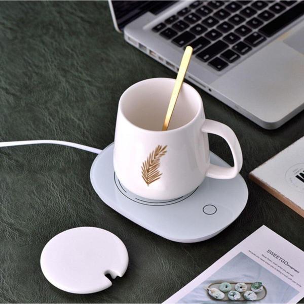 Shopset Usb’Li Isı Sağlayıcılı Kupa Bardak-Beyaz - Image 1