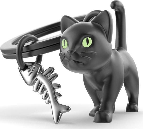 Metalmorphose Black Cat Anahtarlık - Image 1