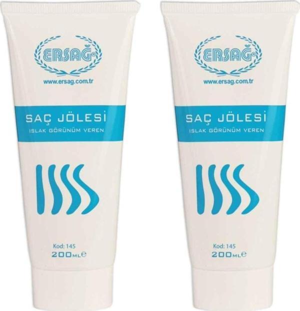 Ersağ Saç Jolesi Islak görünüm 2X200 ml 2 Adet - Image 1