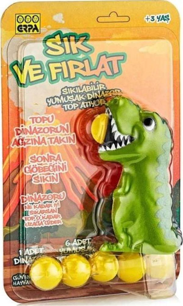Erpa Oyuncak Sık Fırlat Sevimli Figürler Dinozor 661662 - Image 1