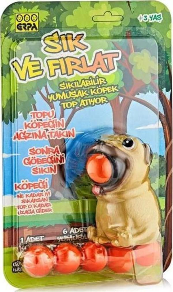 Erpa Oyuncak Sık Fırlat Sevimli Figürler Köpek 661679 - Image 1