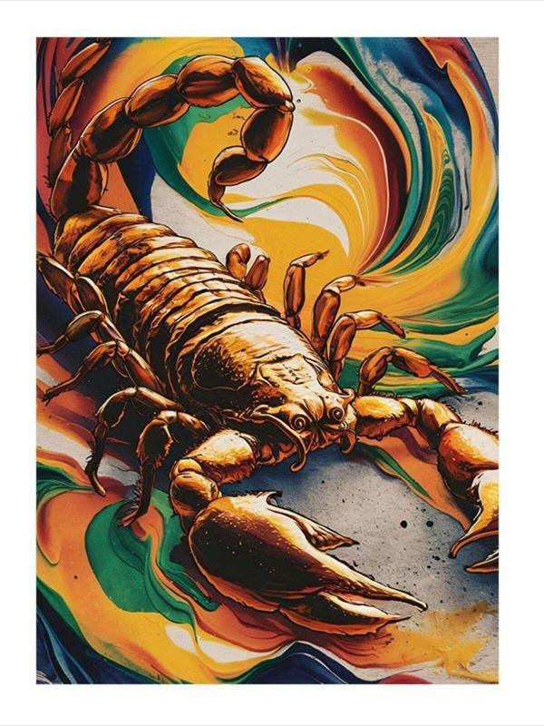 Ekart Akrep Tasarım Ahşap Tablo 25 cm x 35 cm - Image 1