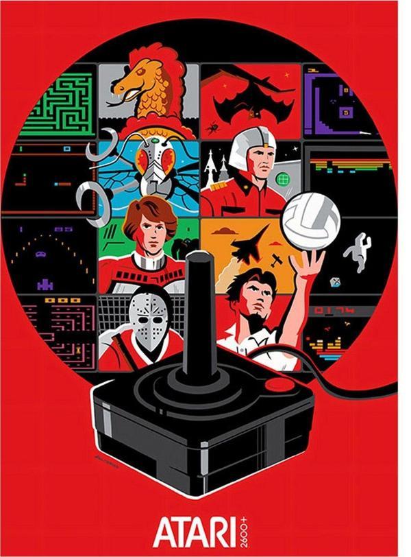 Ekart Atari Posteri Modern Ahşap Tablo 25 cm x 35 cm - Image 1