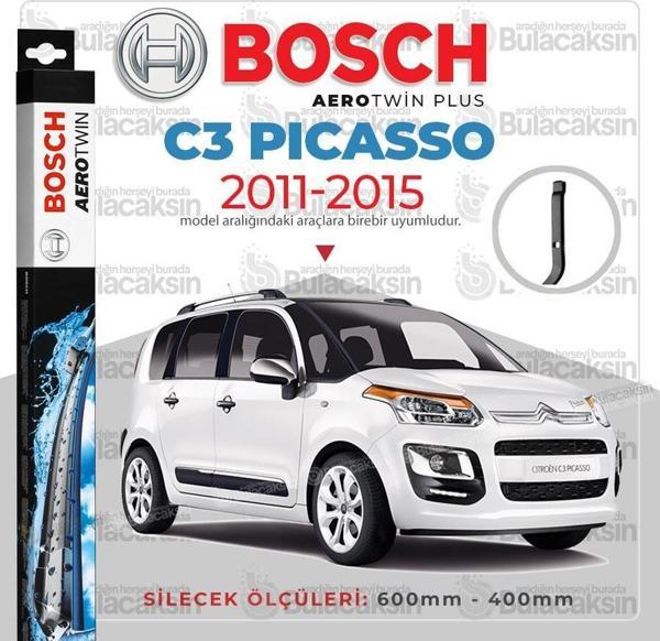 C3 Picasso Muz Silecek Takımı (2011-2015) Bosch Aerotwin - Image 1