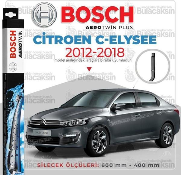 Citroen C-Elysee Muz Silecek Takımı (2012-2018) Bosch Aerotwin - Image 1