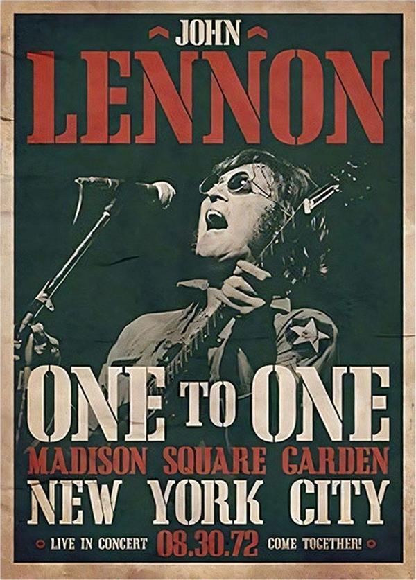 Ekart John Lennon One To One Afiş Modern Ahşap Tablo 25 cm x 35 cm - Image 1