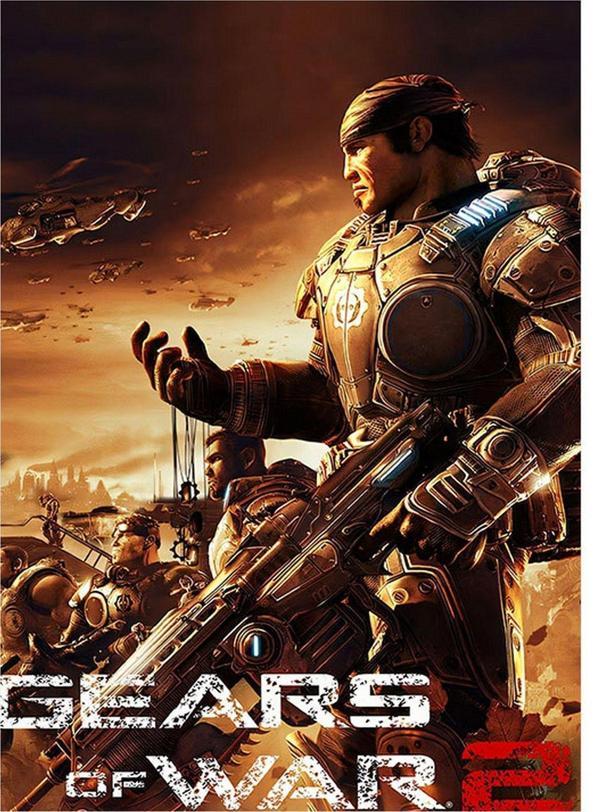 Ekart Gears Of War 2 Desenli Ahşap Tablo 35 cm x 50 cm - Image 1