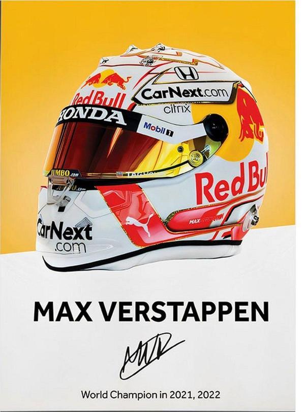Ekart Max Verstappen Formula 1 Hediyelik Ahşap Tablo 35 cm x 50 cm - Image 1