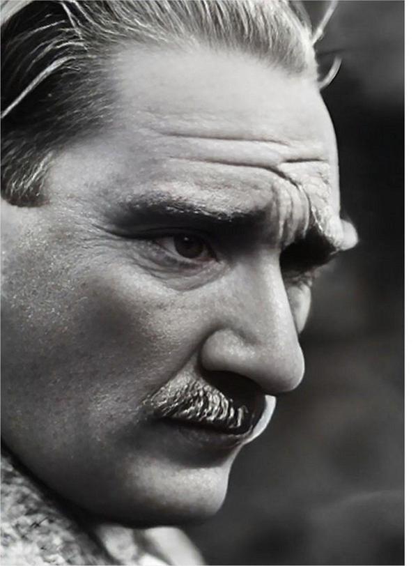 Ekart Mustafa Kemal Atatürk Hediyelik Ahşap Tablo 35 cm x 50 cm - Image 1