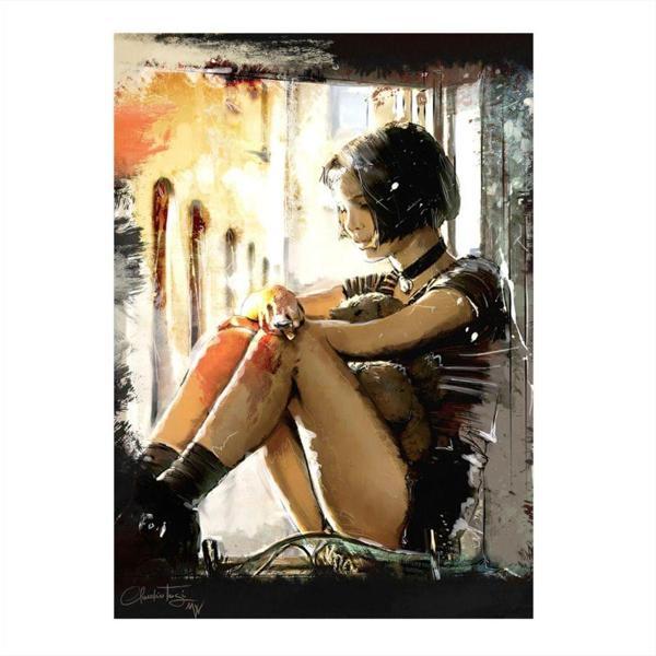 Ekart Leon Mathilda Dekoratif ahşap Tablo 35 cm x 50 cm - Image 1