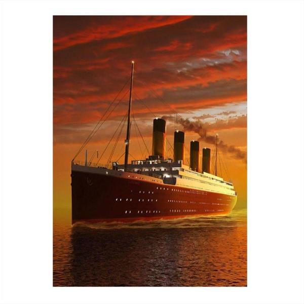Ekart Titanic Desenli Ahşap Tablo 50 cm x 70 cm - Image 1