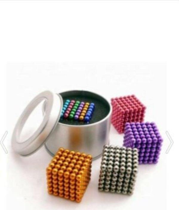 Mobgift 6 Renkli 5Mm 216 Adet Neocube Neodyum Mıknatıs Küp Sihirli Manyetik Toplar A1A144 - Image 1