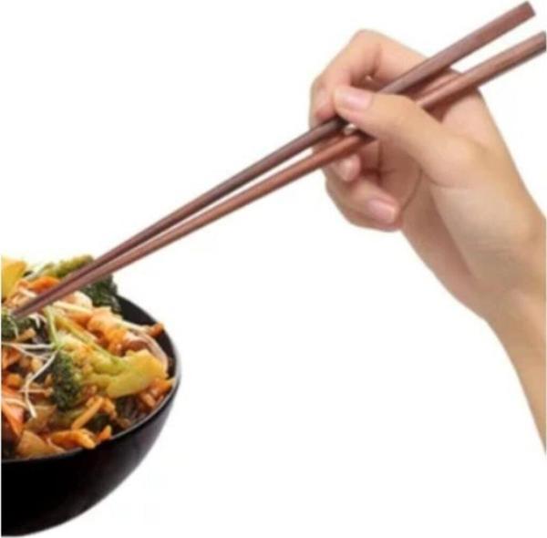 Mobgift Bambu Ahşap Çin Çubukları - Bamboo Chopsticks - 10 Çift - Image 1